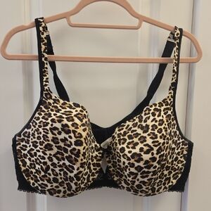Leopard Print Women's Bra